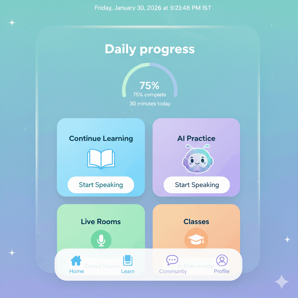 Talkingo App Screen 2